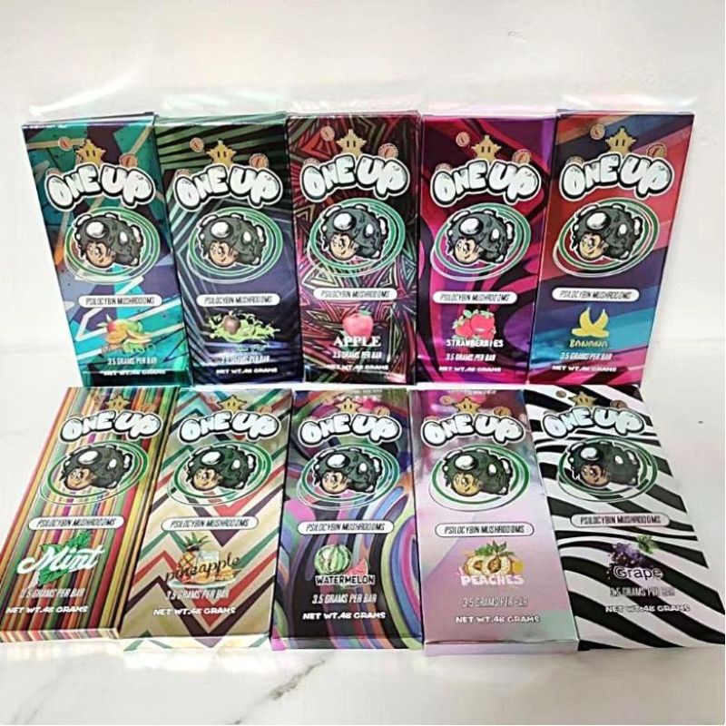 One Up 3.5G Mushroom Chocolate Bar Packaging Boxes